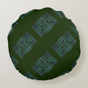 Coussins Ronds Bouton ou trou de la Monnaie sur le vert de la for