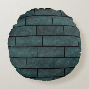 Coussins Ronds briques Abstraites mur pierre ornementale loft d