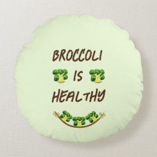 Coussins Ronds Brocoli mou