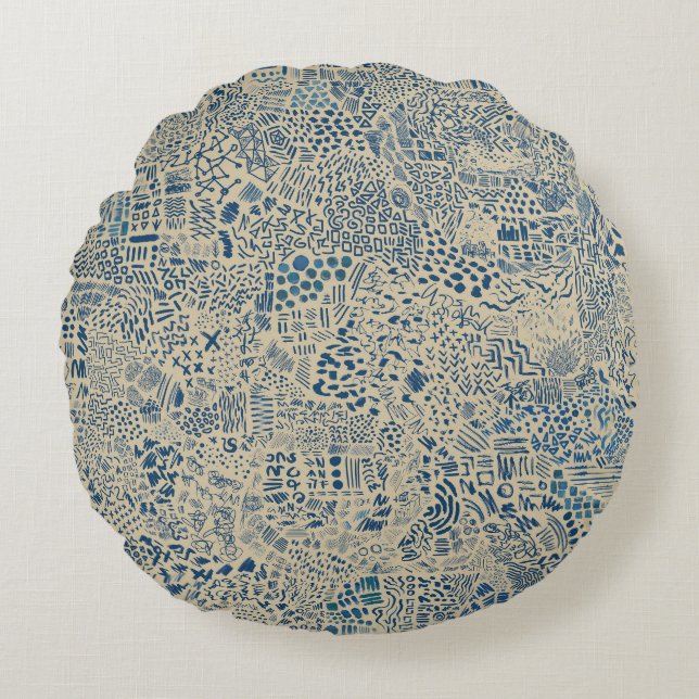 Coussins Ronds Bruit mental V01 (Devant)