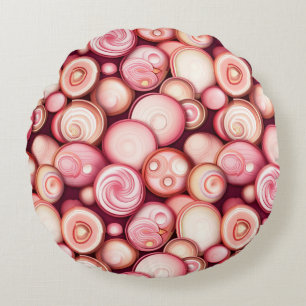 Coussins Ronds Bulles de Bubble Gum