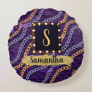 Coussins Ronds Cadeau Anniversaire customisé Pour Femme, Ami, Soe