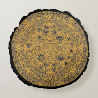 Coussins Ronds calendrier maya