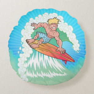 Coussins Ronds California Surfer