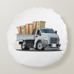 Coussins Ronds Camion de dessin