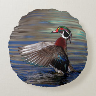 Coussins Ronds Canard à bois