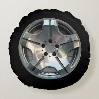 Coussins Ronds Carreau de roue de voiture