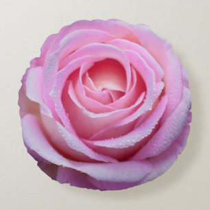 Coussins Ronds Carreau rond de rose de rose