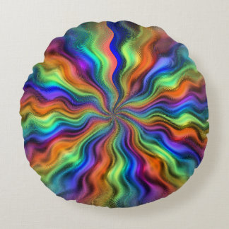 Coussins Ronds Carreau rond de vibrations mystiques