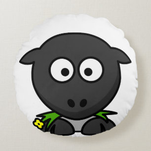 Coussins Ronds Cartographie Bubble Sheep Fun