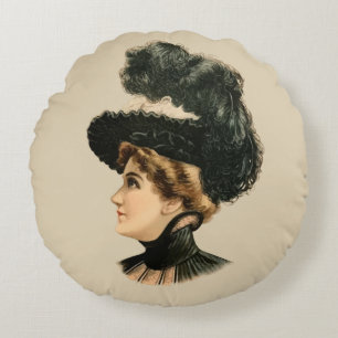 Coussins Ronds Casquette 1899 pour les dames #16 (ère