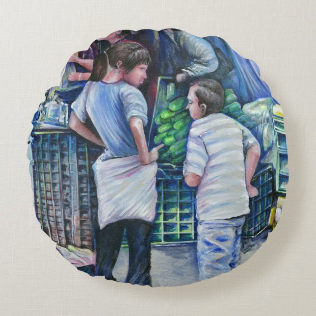 Coussins Ronds Ce ne sont pas des filles, ce sont des femmes (Devant)