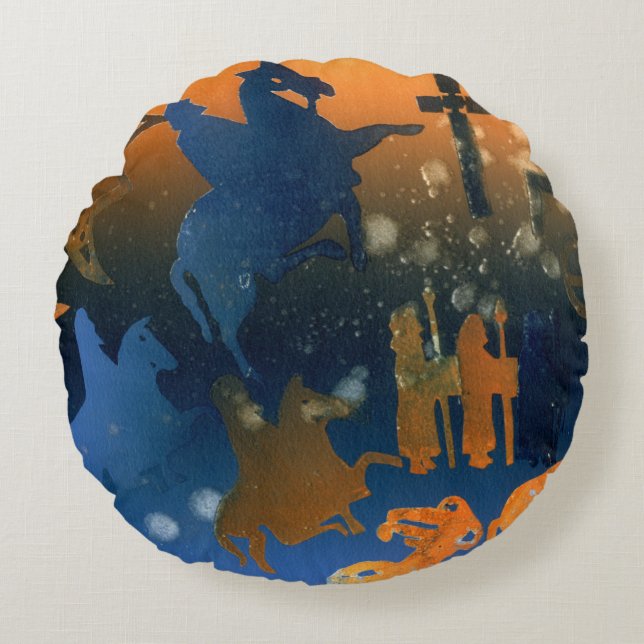 Coussins Ronds Cérémonie Pictish (Devant)