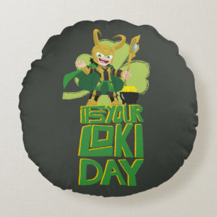 Coussins Ronds C'est votre journée Loki