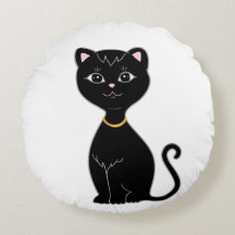 Chat noir mignon