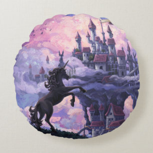 Coussins Ronds Château Licorne