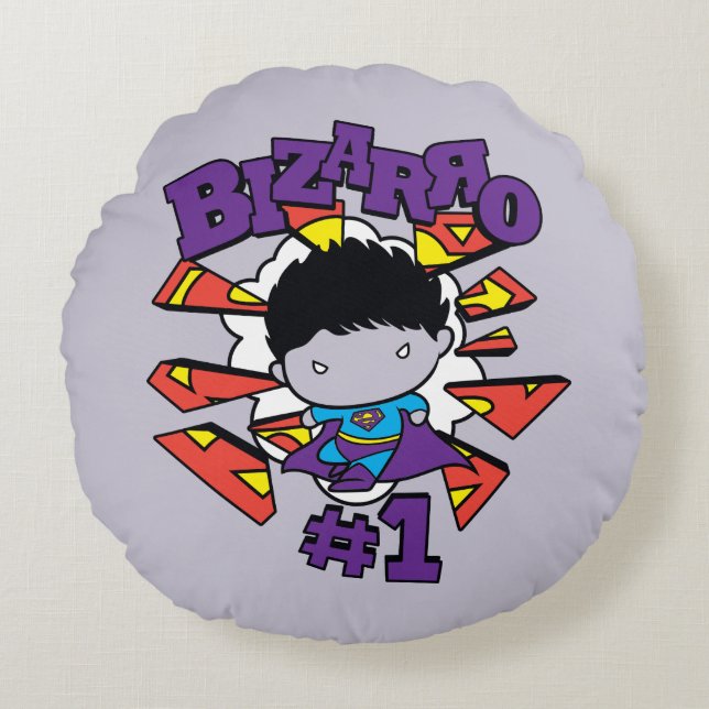 Coussins Ronds Chibi Bizarro #1 (Devant)