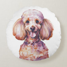 Chien de caniche minimaliste inspiré