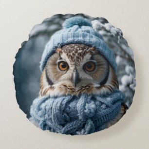 Coussins Ronds Chouette de Wonderland