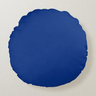 Coussins Ronds Classic Cobalt Blue Throw Pillow