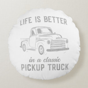 Coussins Ronds Classique type de camionnette vintage