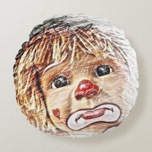 Coussins Ronds Clown mignon