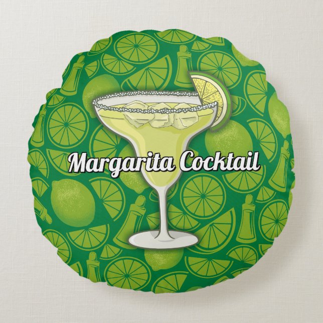 Coussins Ronds Cocktail Margarita (Devant)