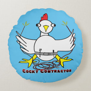 Coussins Ronds Cocky contractor