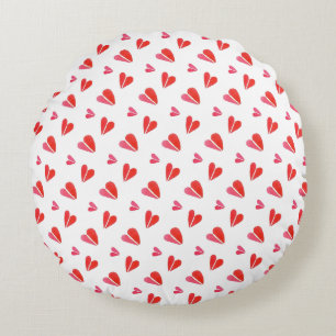 Coussins Ronds COEURS MINI Oreiller Rond