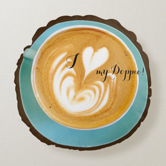 Coussins Ronds Coffeenista (Devant)