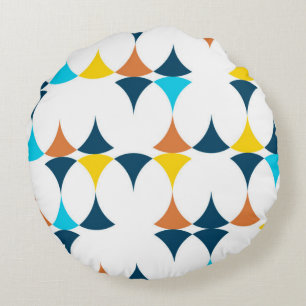 Coussins Ronds Coloré, moderne, cool, formes géométriques tendanc