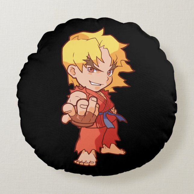 Coussins Ronds Combattant Ken 2 de poche (Devant)