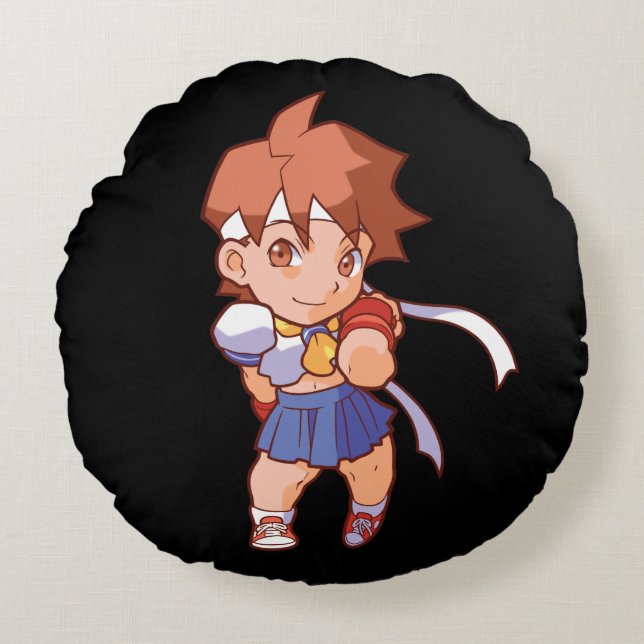 Coussins Ronds Combattant Sakura de poche (Devant)