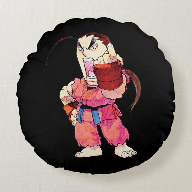 Coussins Ronds Combattant superbe II Turbo Dan de puzzle (Devant)