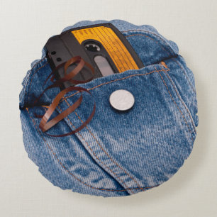 Coussins Ronds conception des années 80 5563Retro - bande de