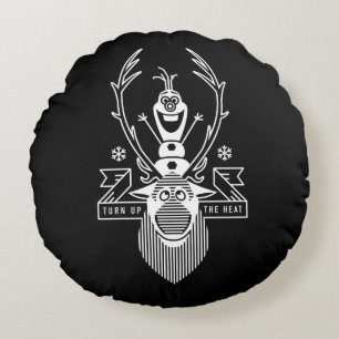 Coussins Ronds congelé  Olaf et Sven