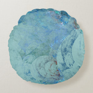 Coussins Ronds Coque Abstrait Opal Bleu pour RAZR