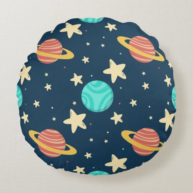Coussins Ronds Cosmos 2 (Devant)