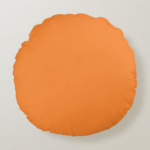 Coussins Ronds Couleur Crayon Oreiller rond orange