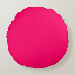 Coussins Ronds Couleur rose chaude