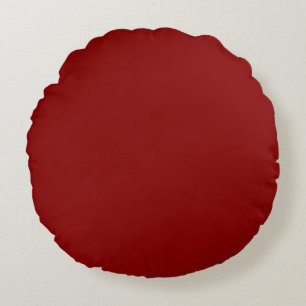 Coussins Ronds Couleur rouge foncé