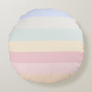 Coussins Ronds Couleurs Douces