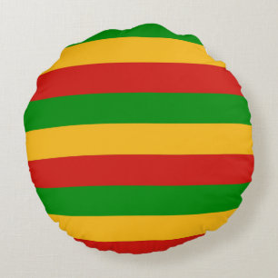 Coussins Ronds COULEURS RASTAFARI + vos idées