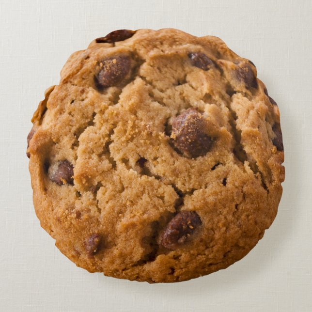 Coussins Ronds Coussin-Chococlate à deux côtés Cookie et Pizza (Devant)