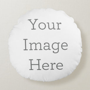 Coussins Ronds Create Your Own Round 16" Diameter Cotton Pillow
