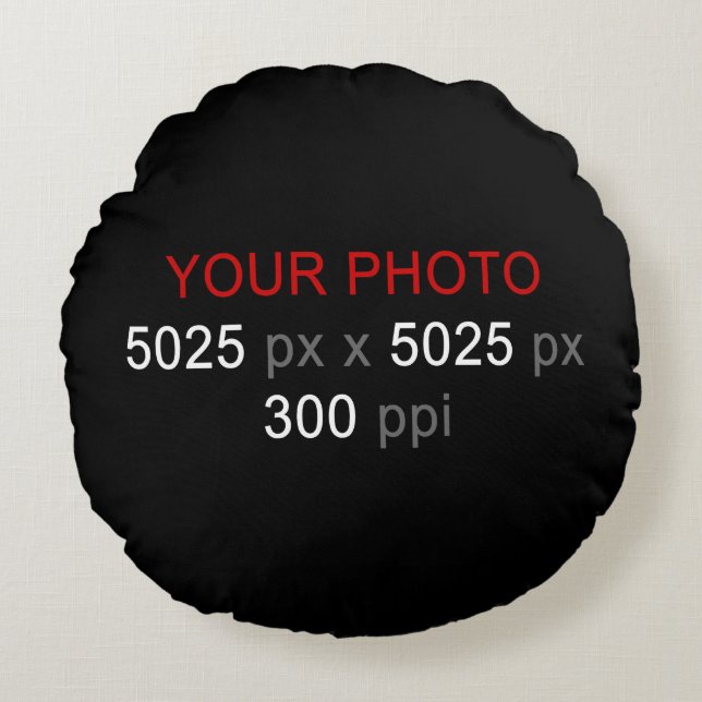 Coussins Ronds Création personnelle (Devant)