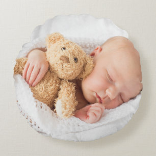 Coussins Ronds Créez Votre Propre Photo Moderne Enfants Enfants P