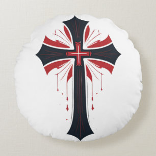 Coussins Ronds Croix saignante
