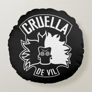 Coussins Ronds Cruella de Vil  101 Dalmatiens