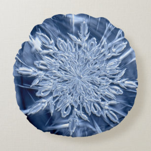 Coussins Ronds Crystal de Snowflake
